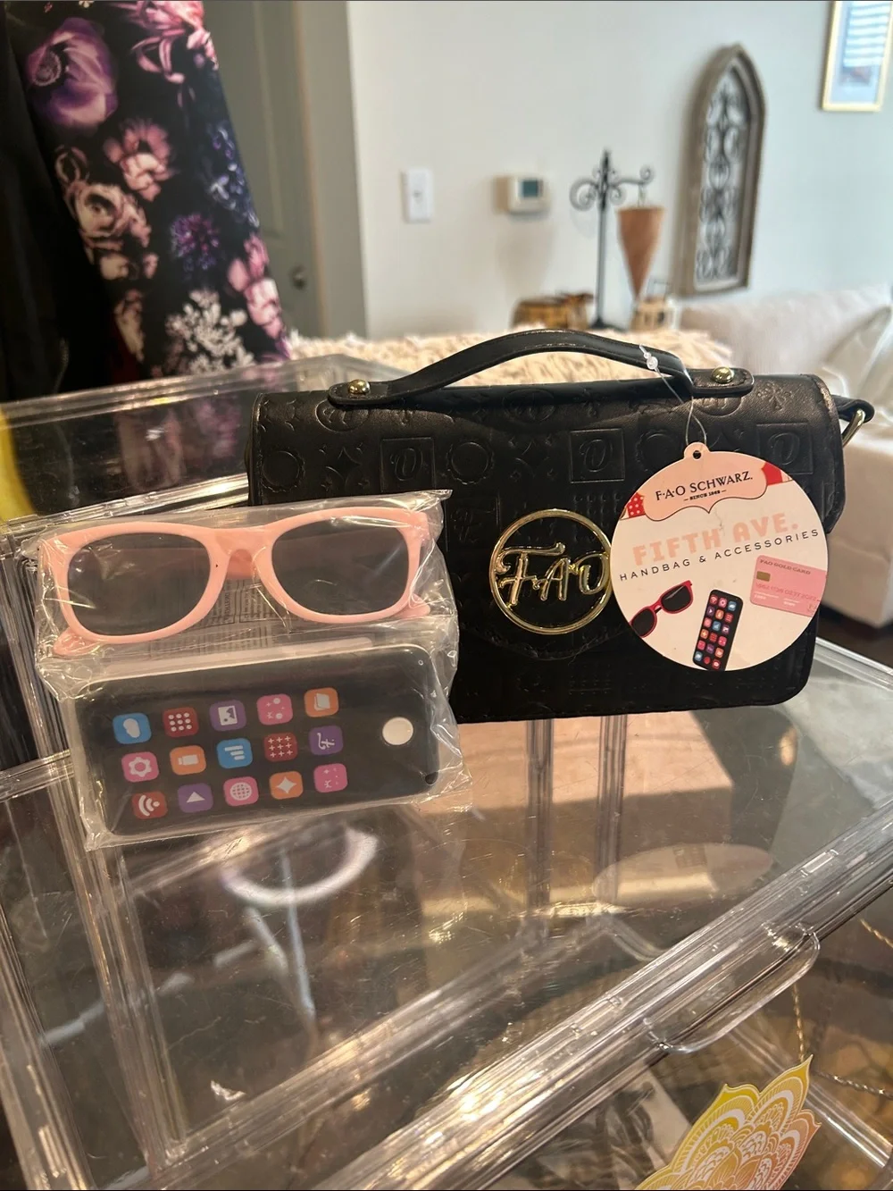 FAO Schwarz SoHo Girls Handbag & Accessories 8”x 5” Set of 2 NWT
